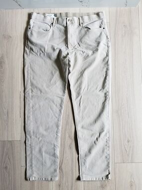 Marine‎ Layer Men's Slim Straight Jeans in Cream